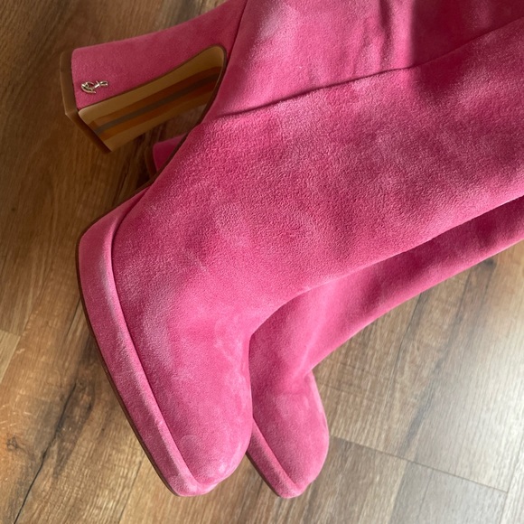 Sam Edelman Jaye Pink Platform Boot - Picture 2 of 6